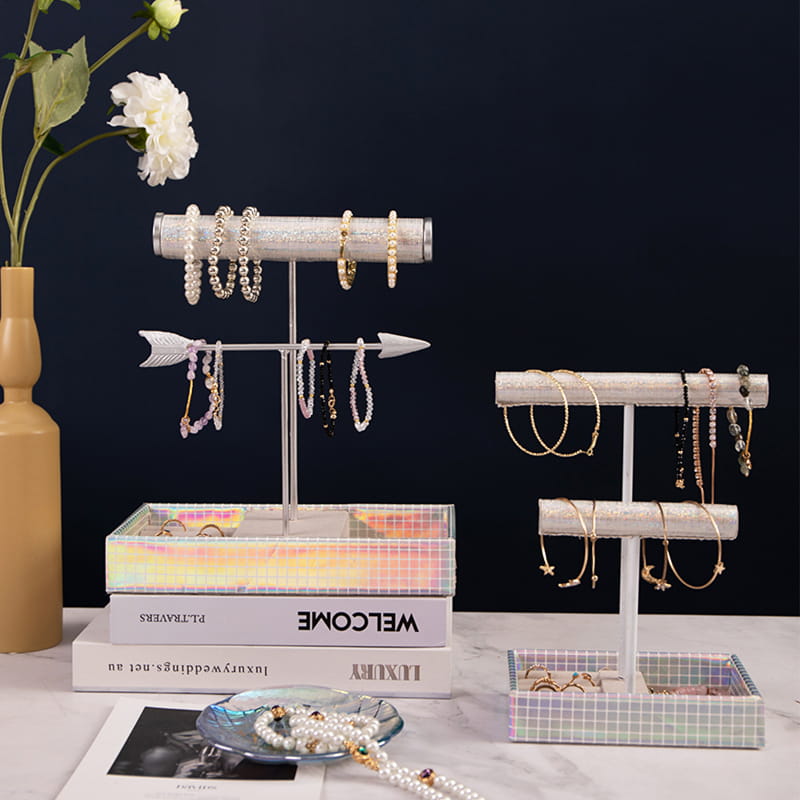 Espositore per gioielli in manichino per esposizione di anelli per collana