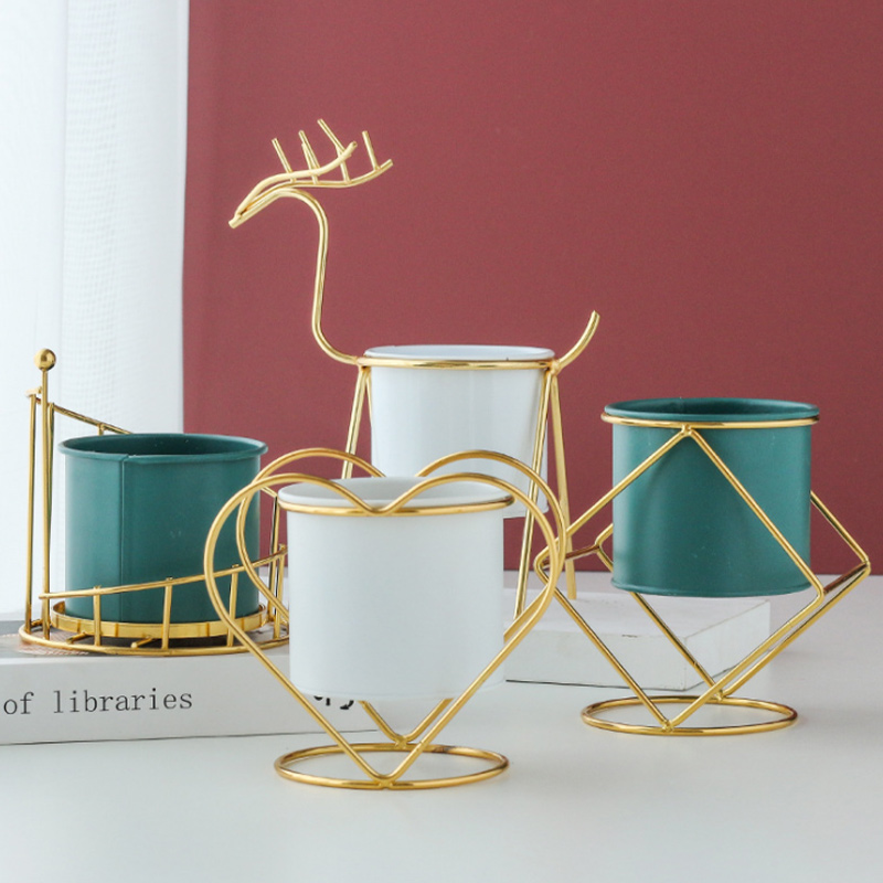 Staffa in metallo per la decorazione della casa creativa nordica Staffa in metallo per la decorazione della casa creativa nordica