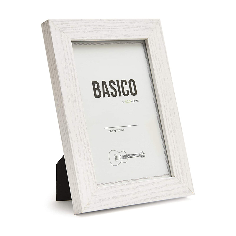 Cornice per foto quadrata bianca